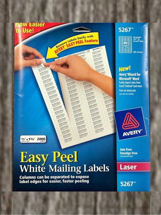 Avery Other - 💞 New 2000-Count Avery Easy Peel Return Address Labels